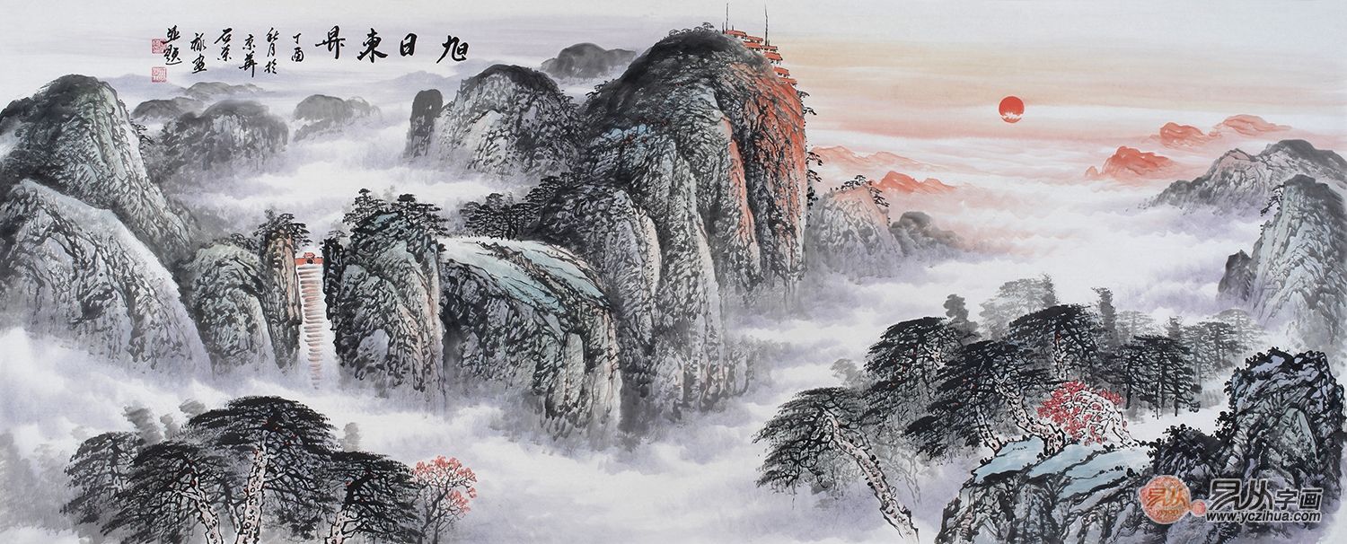 石荣禄国画竹子图,石荣禄山水作品