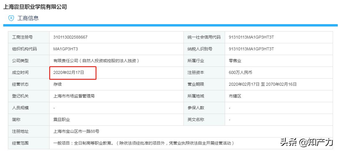 教师课上发表不当言论后，上海震旦职业学院注销了？