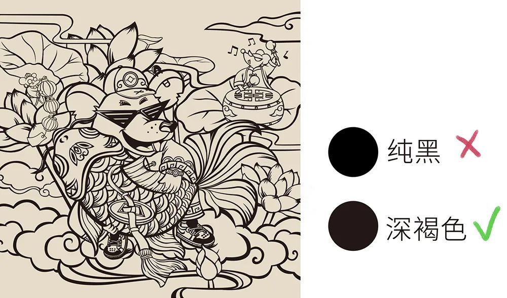 国潮风海报排版,国潮风插画作品介绍