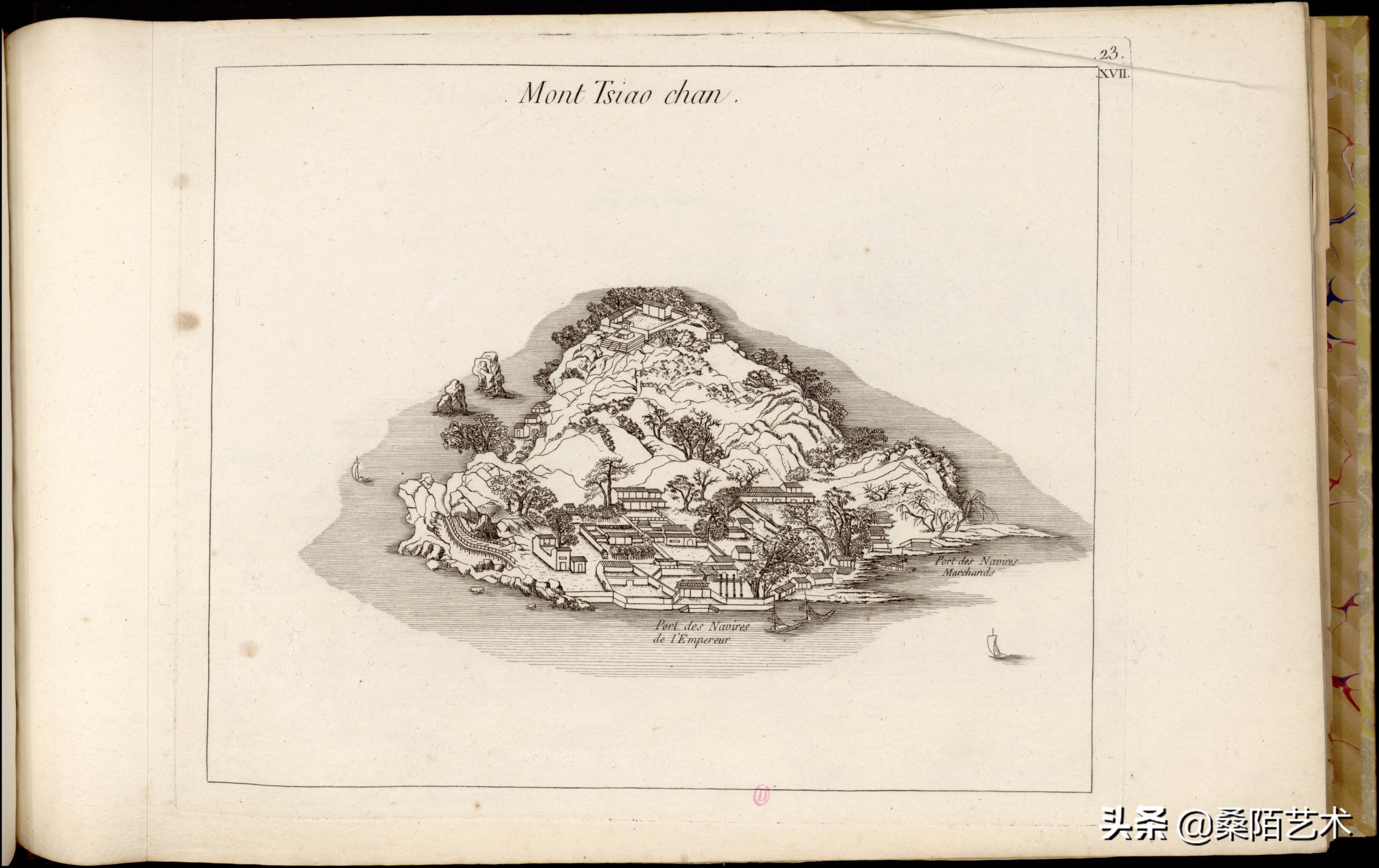 中国古典园林铜版画图片,1788年绘制的97幅中国园林铜版画