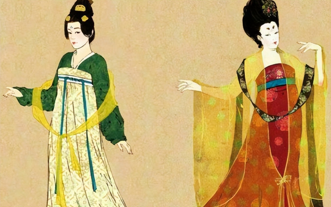 唐朝服饰袒胸露背,唐朝女子内衣服饰