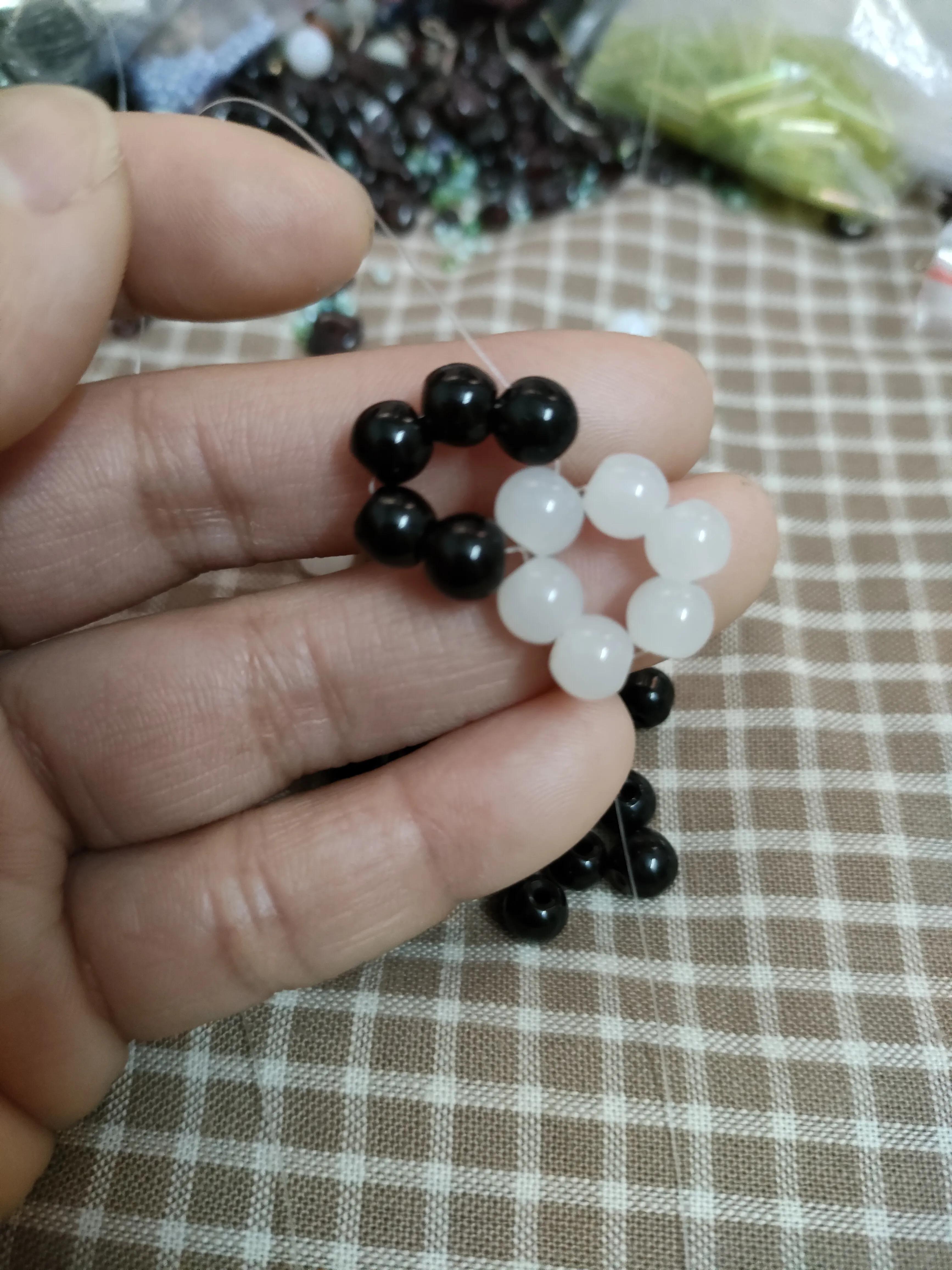 手工串珠花瓶串花视频,手工串珠花瓶