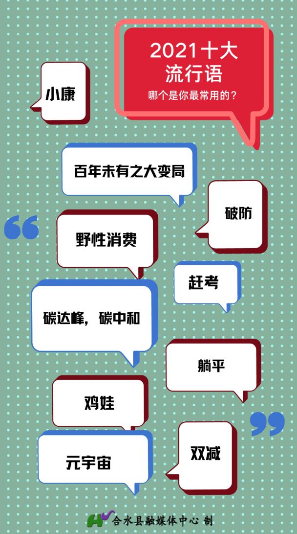 2021年度中国媒体十大流行语,2021年度十大流行语