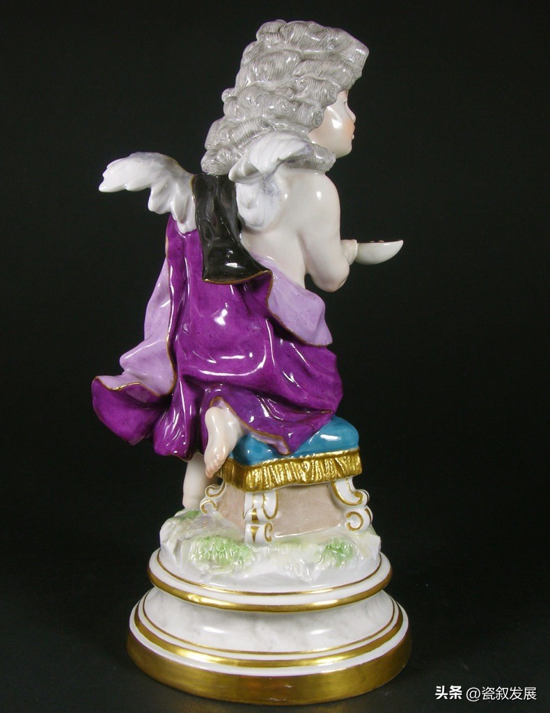 欧洲瓷器之祖-梅森Meissen制瓷厂-爱神丘比特“爱”主题瓷塑(2)