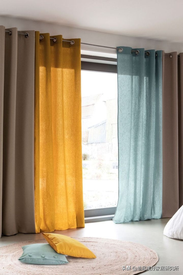 高端大气的窗帘颜色搭配,高颜值窗帘款式