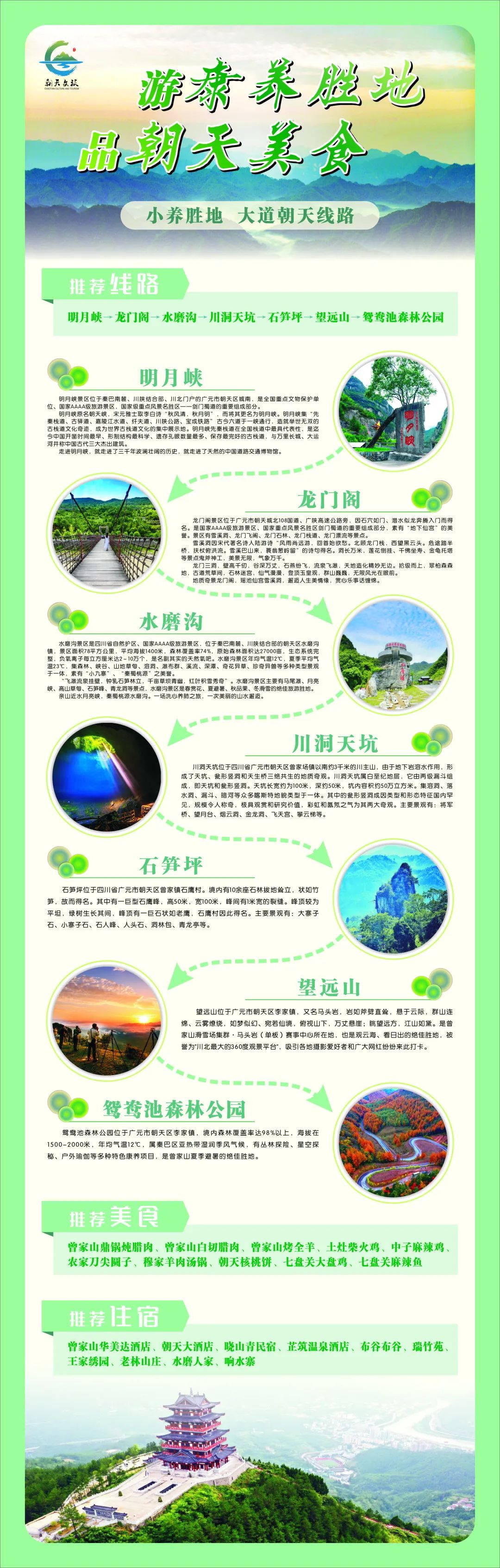 五一广元周边一日游,广元旅游3-4天攻略最佳线路