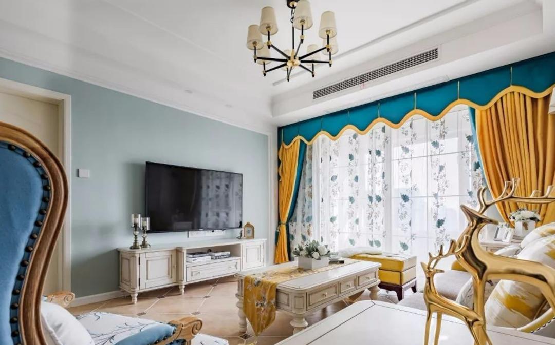 小三居90平米简约风格装修美式,90-100平米小户型装修设计美式