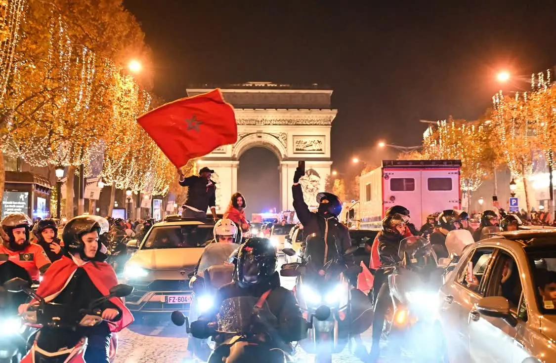 2018足球法国对哥伦比亚,法国2比0淘汰摩洛哥