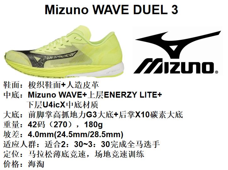 美津浓跑鞋系列矩阵,美津浓跑鞋矩阵