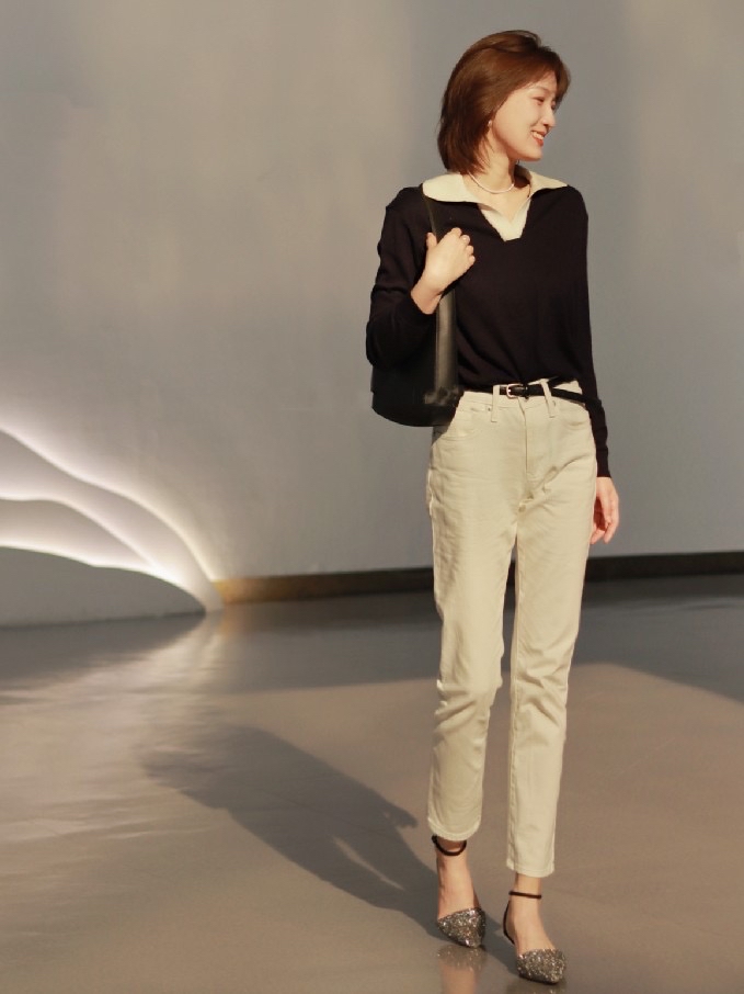 为啥穿牛仔裤看着不显高,为啥穿牛仔好看穿别的不好看