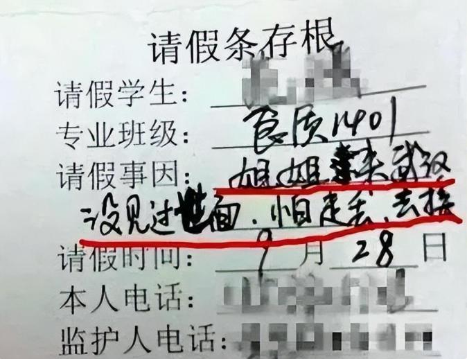 大学奇葩请假单,大学生的奇葩请假理由