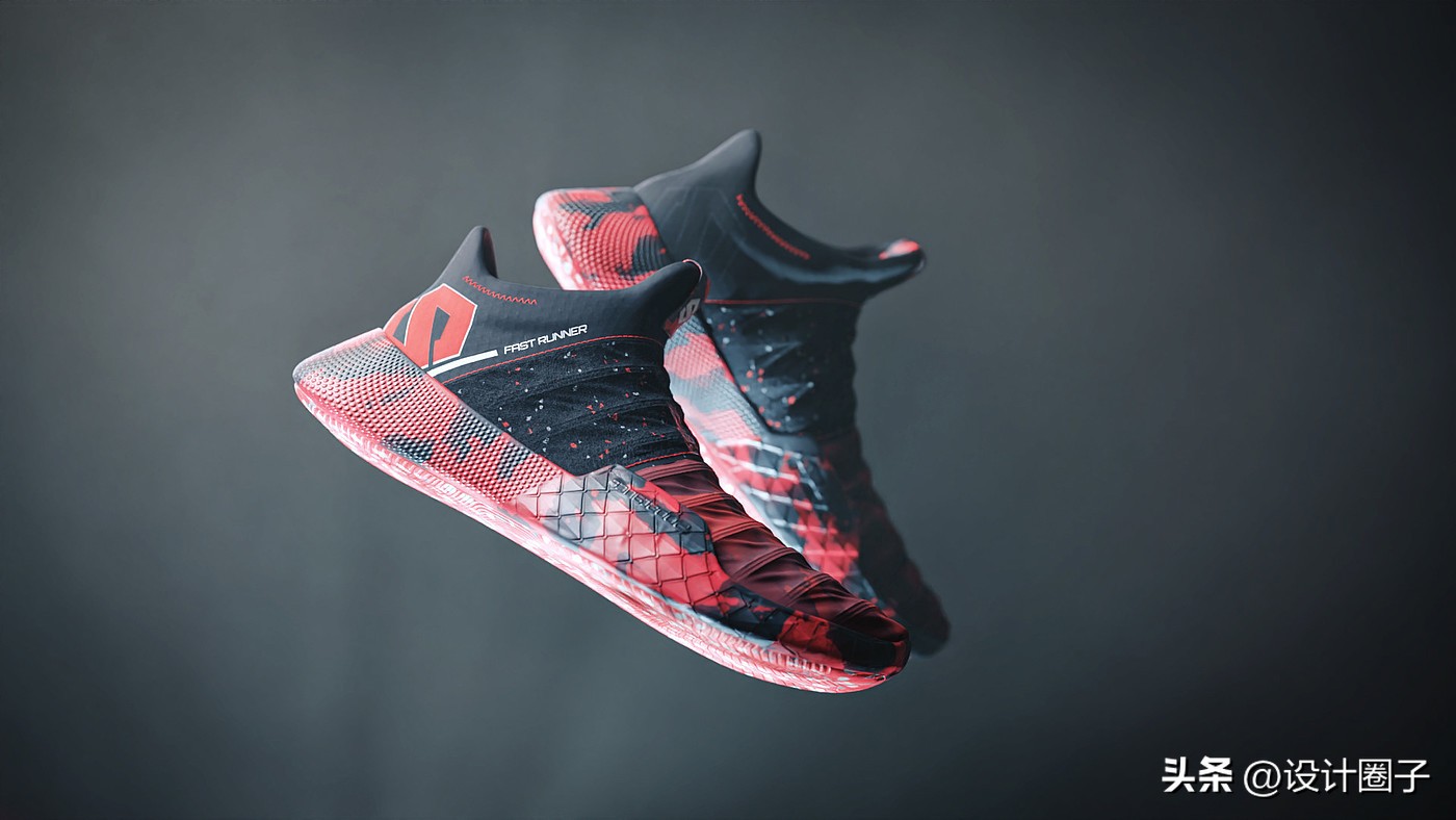 红色恶魔鞋,高级感红色鞋