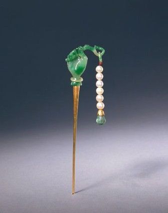 100年前的翡翠簪子,晚清翡翠玉簪子值钱吗
