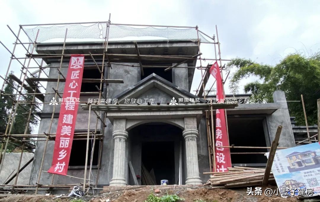 建一个房子一定要给老人住才是家,给爸妈盖一座中式房子