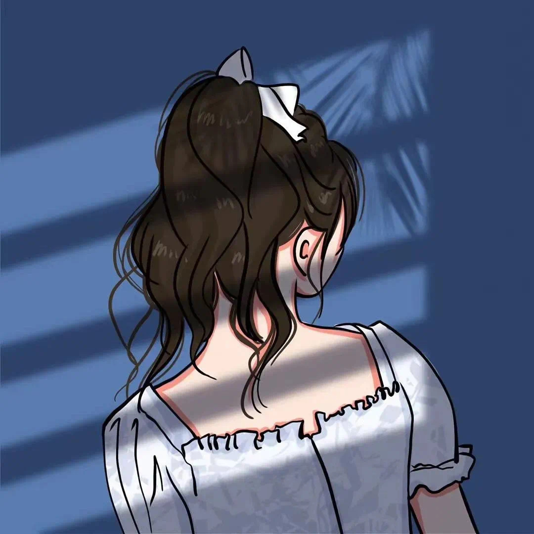 闺蜜头像一人一半两张漫画可爱,闺蜜头像真人仙气高颜值高马尾