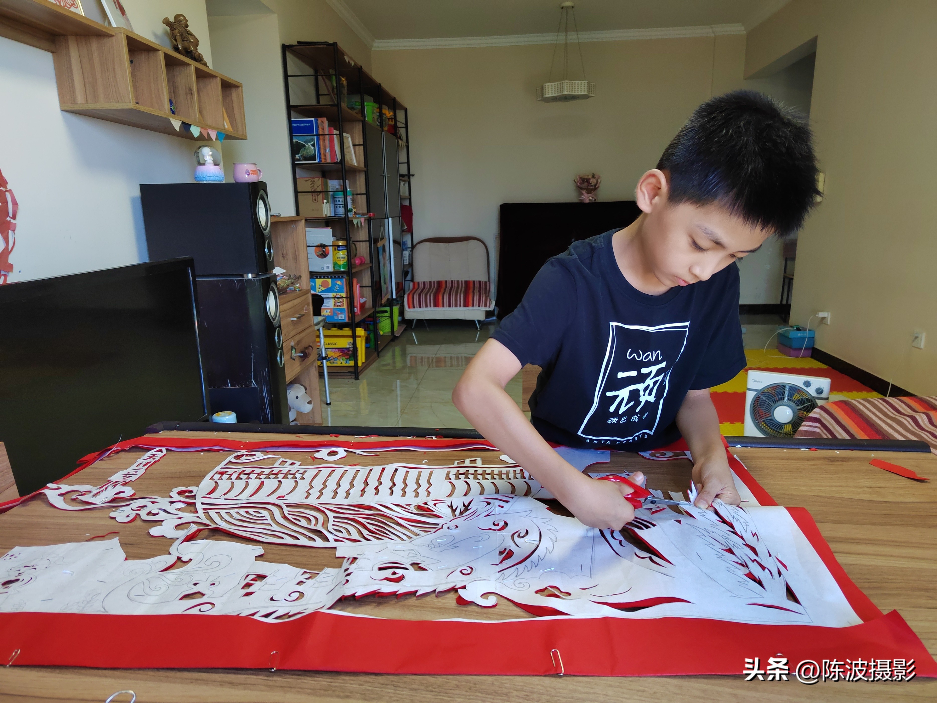 徐嘉希四岁剪纸,徐嘉希剪纸视频