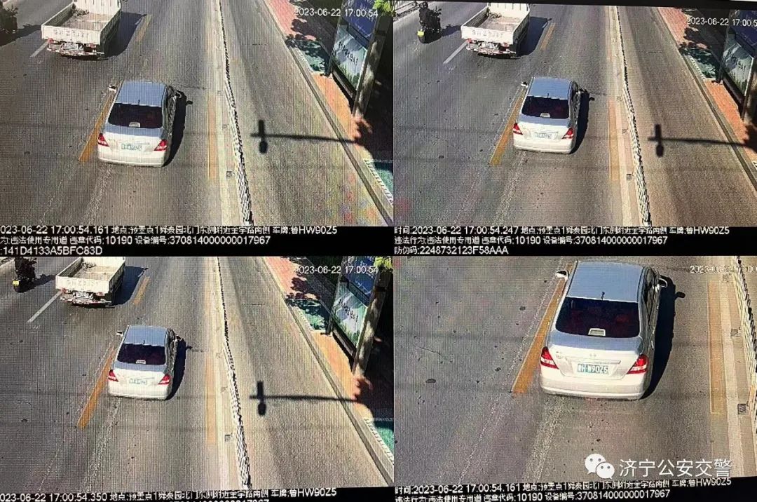 交警严查公交车道占道行为,明起占用公交专用道将被处罚