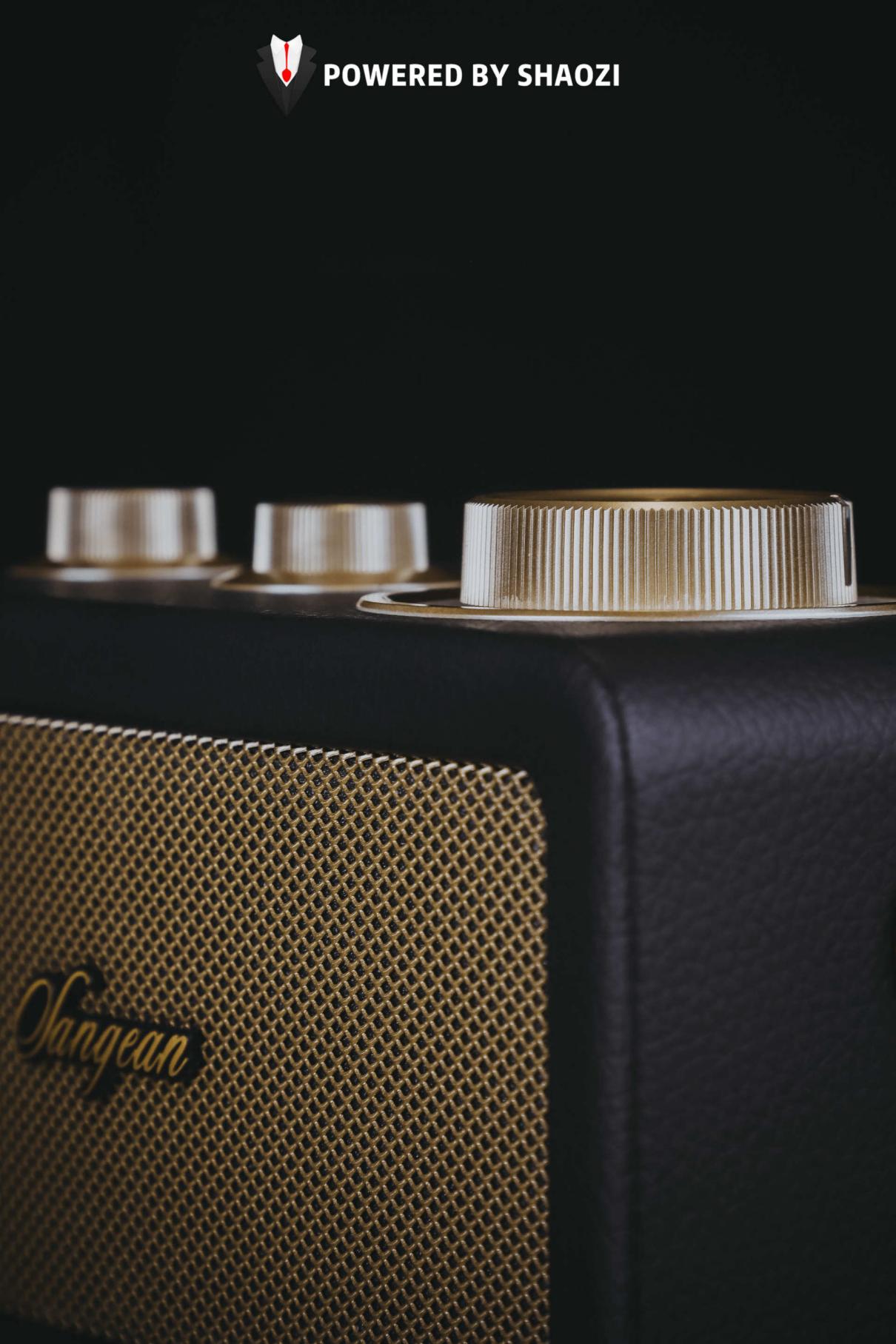 国货之光蓝牙音箱,山进M1复古蓝牙音箱