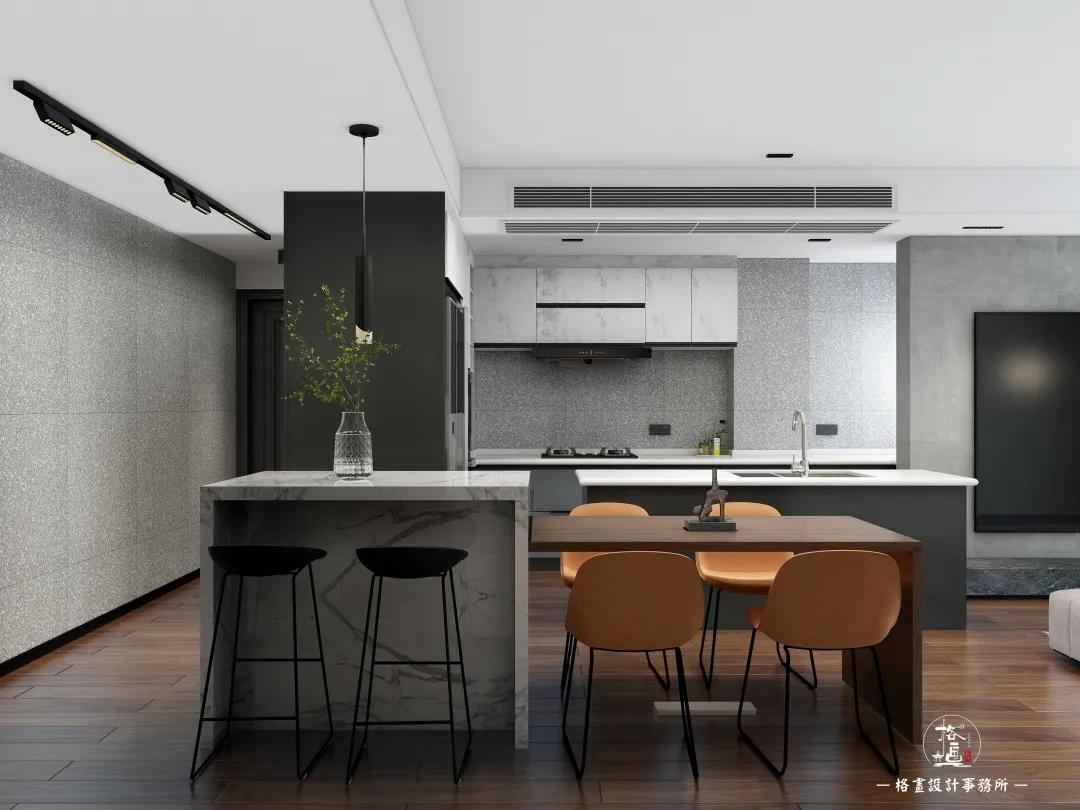 75平米现代风格婚房设计,75平方工业风婚房