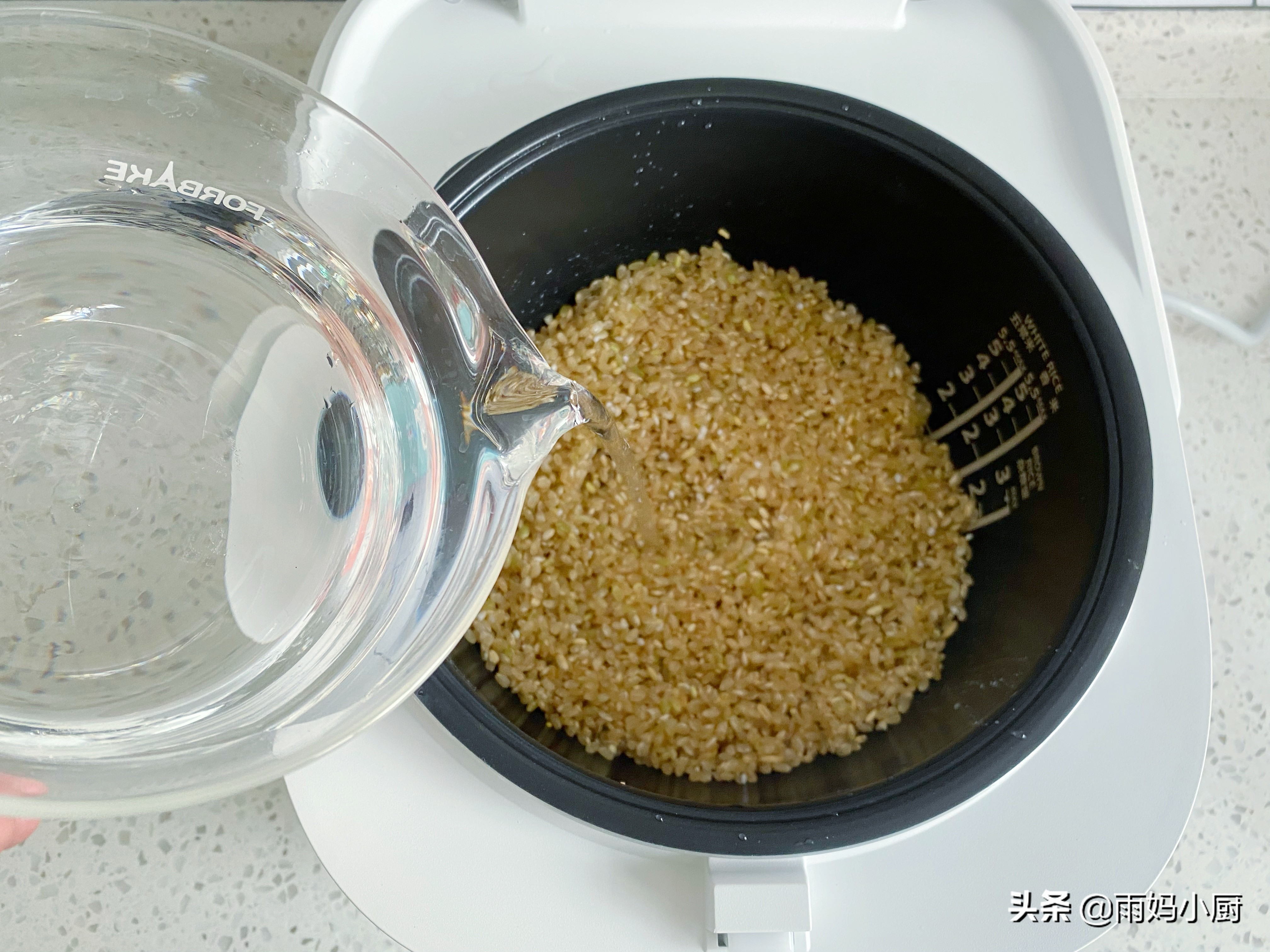 比白米还好吃的糙米饭,糙米饭软糯好吃