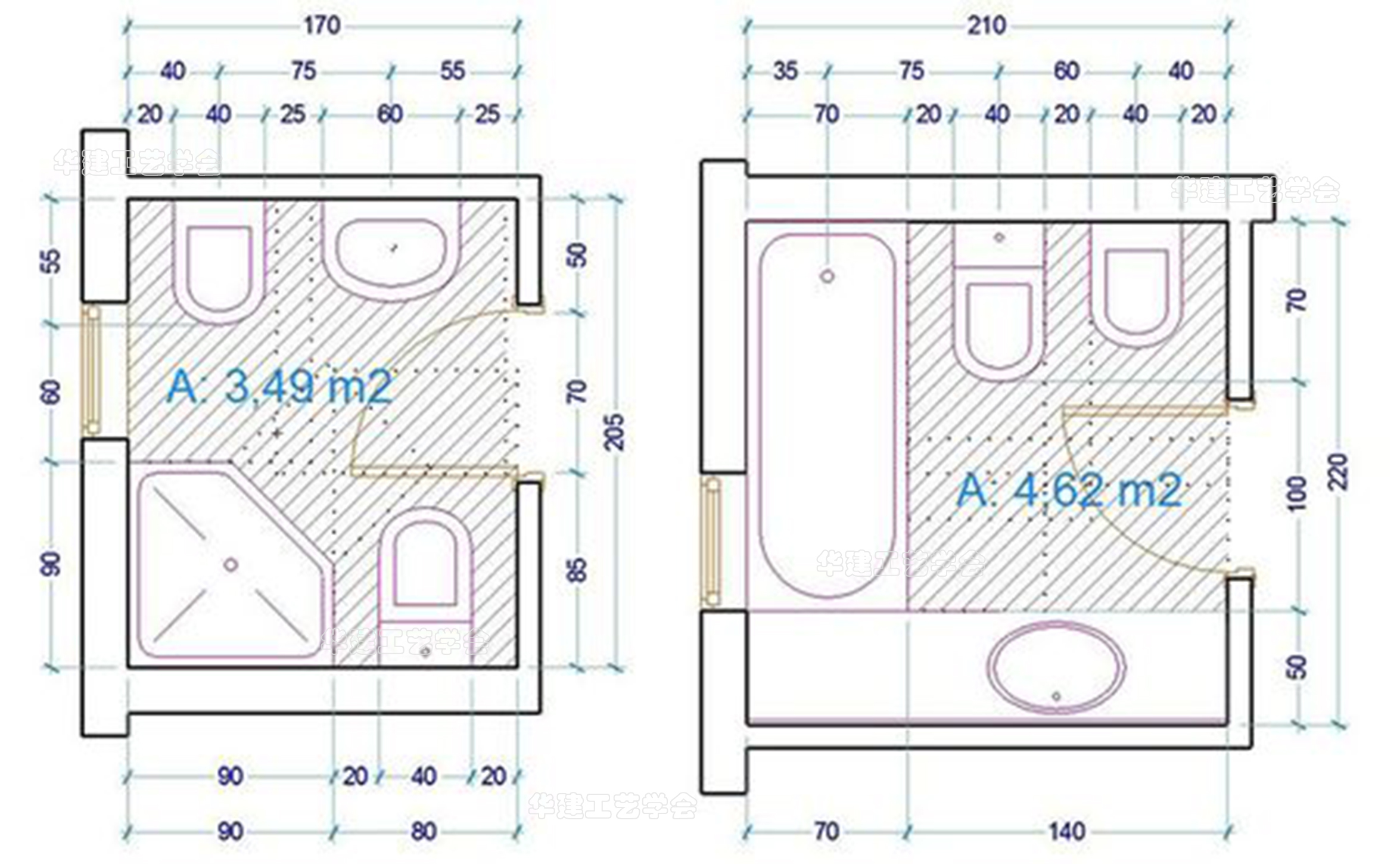 浴缸空间尺寸,恒温浴缸水电预留尺寸