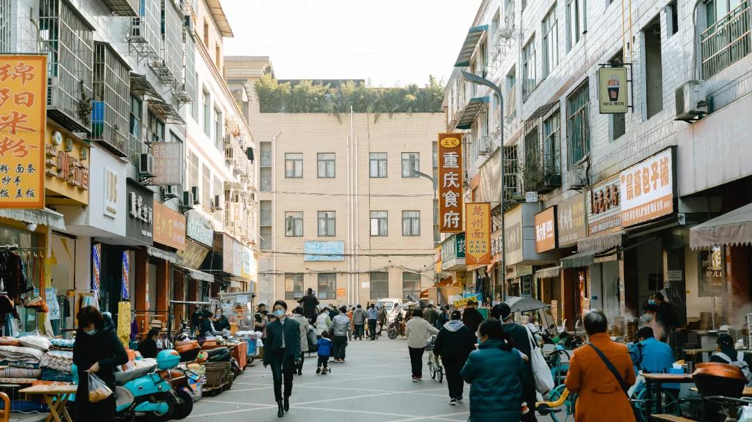 成都伏龙小区伏龙一街,土味城中村