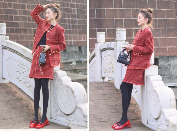 白的小香风怎么搭配比较甜美,小香风穿搭如何不落俗套