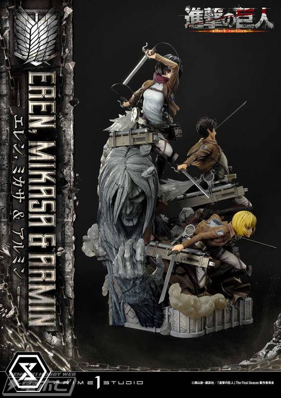 进击的巨人艾伦最终季手办,《进击的巨人》始祖艾伦手办