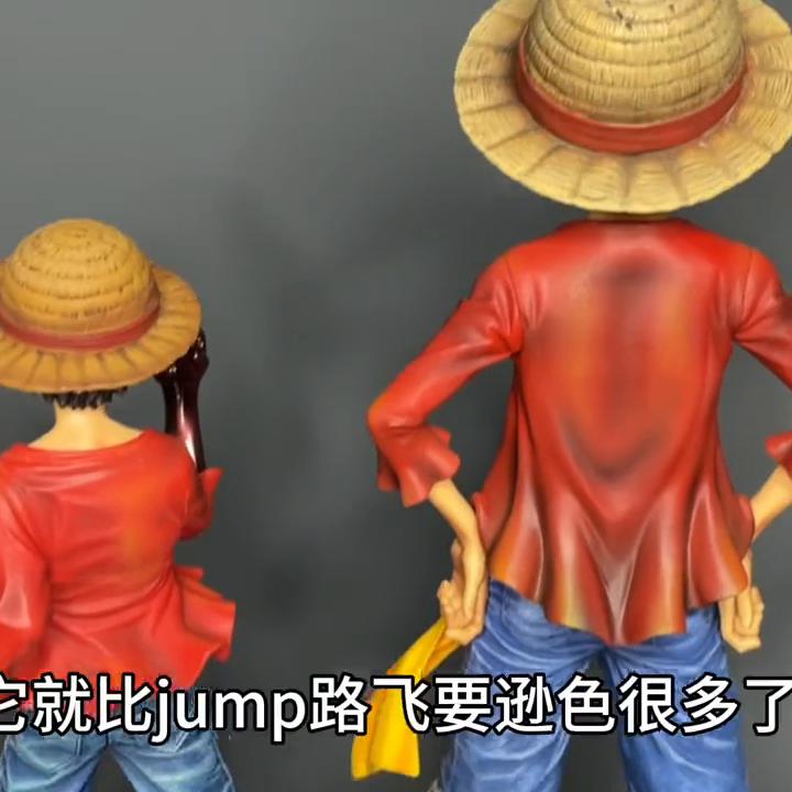 海贼王路飞手办gk,海贼王景品手办开箱