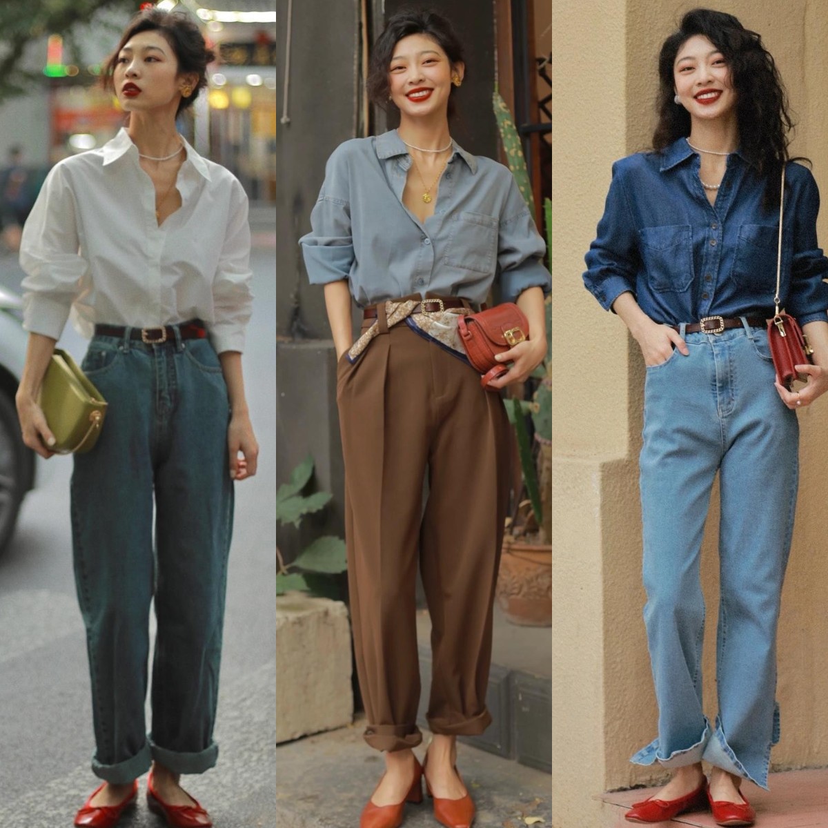 毛衣阔腿裤冬天这样穿才洋气,大毛衣阔腿裤才是秋冬最佳搭配