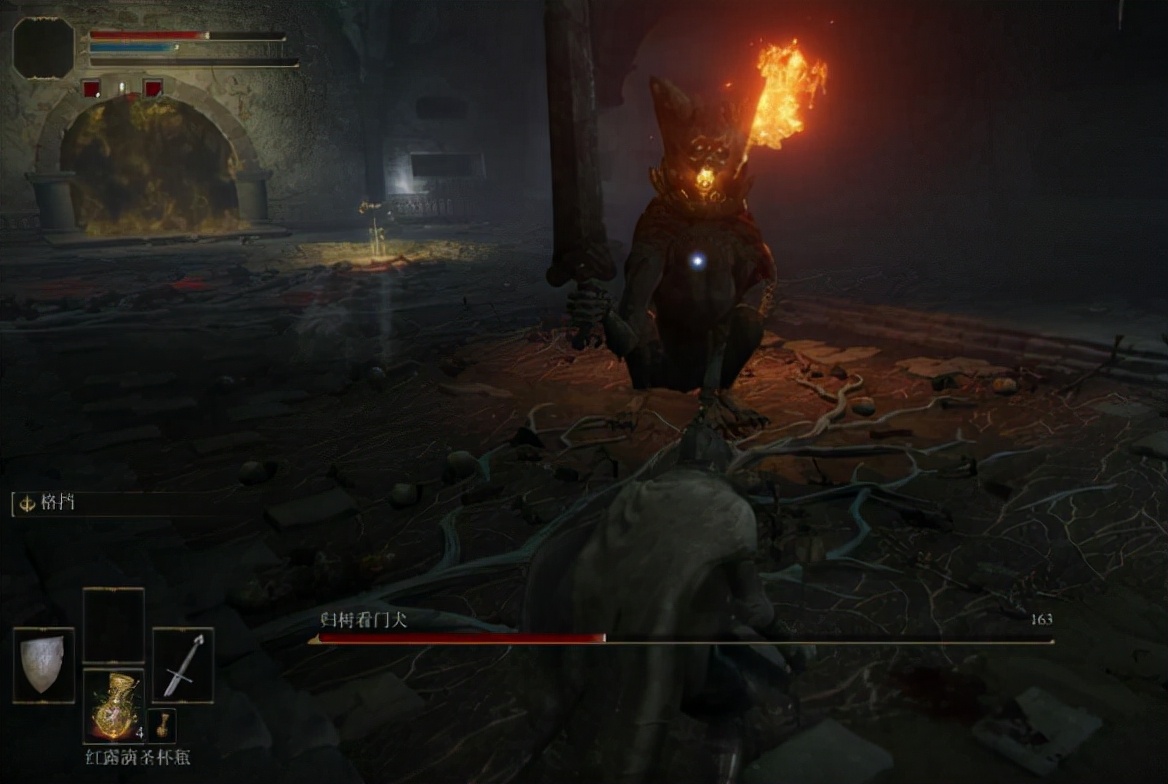 艾尔登法环双归看门犬怎么打,艾尔登法环归树看门犬掉落