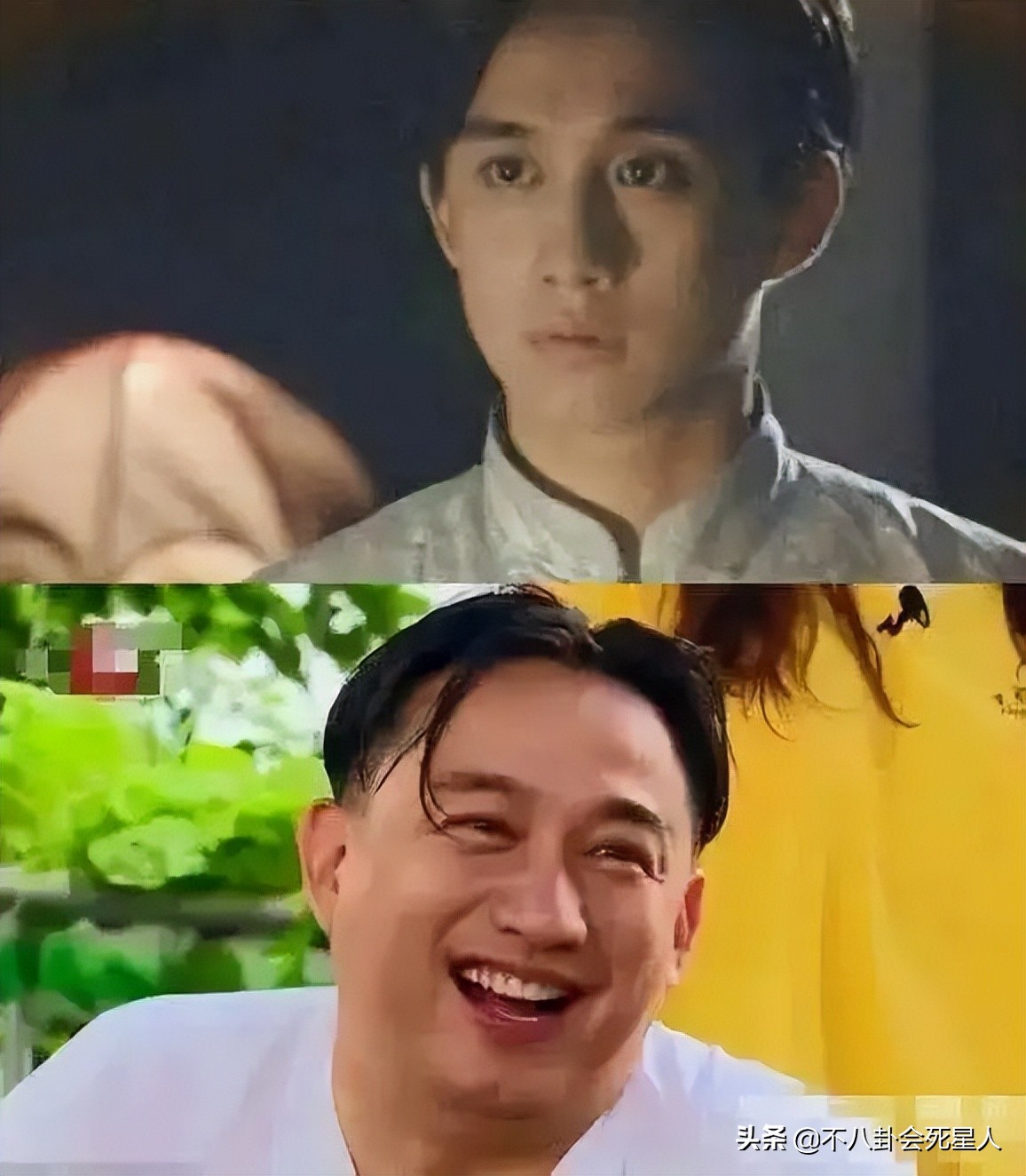 脸部垮掉的男人,脸部塌陷的男生