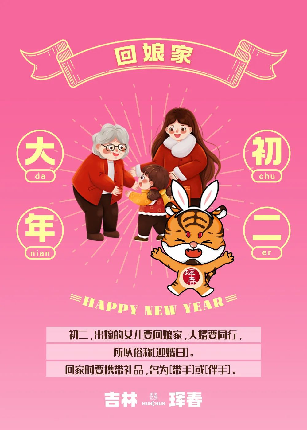 【新春祝福系列】@珲春人2023专属新春贺卡，快来收藏！