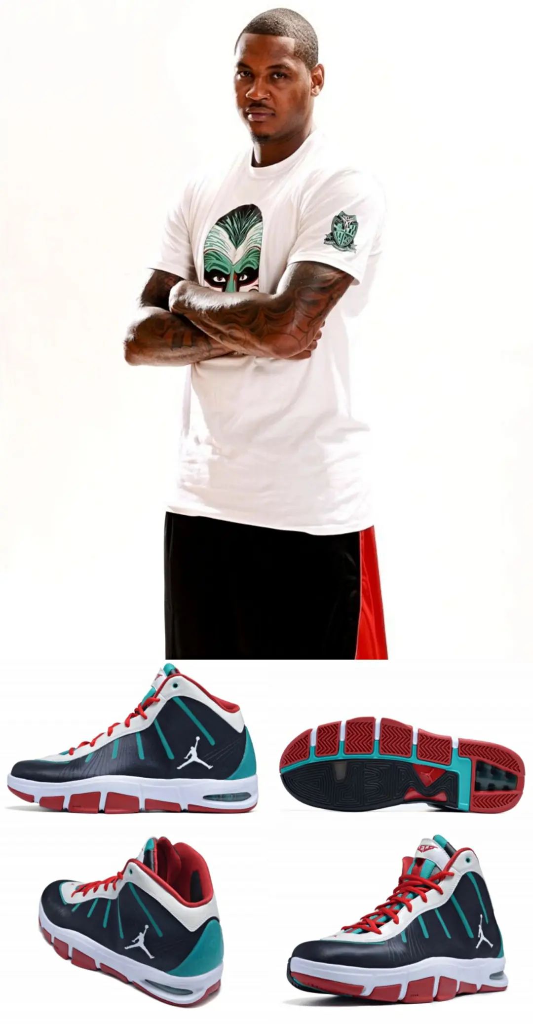 甜瓜安东尼签名鞋,安东尼生涯最高分穿的球鞋