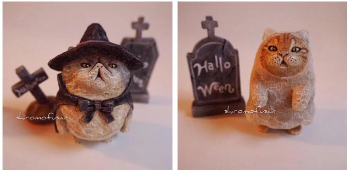 日本艺术家木雕猫,日本木雕艺术家猫