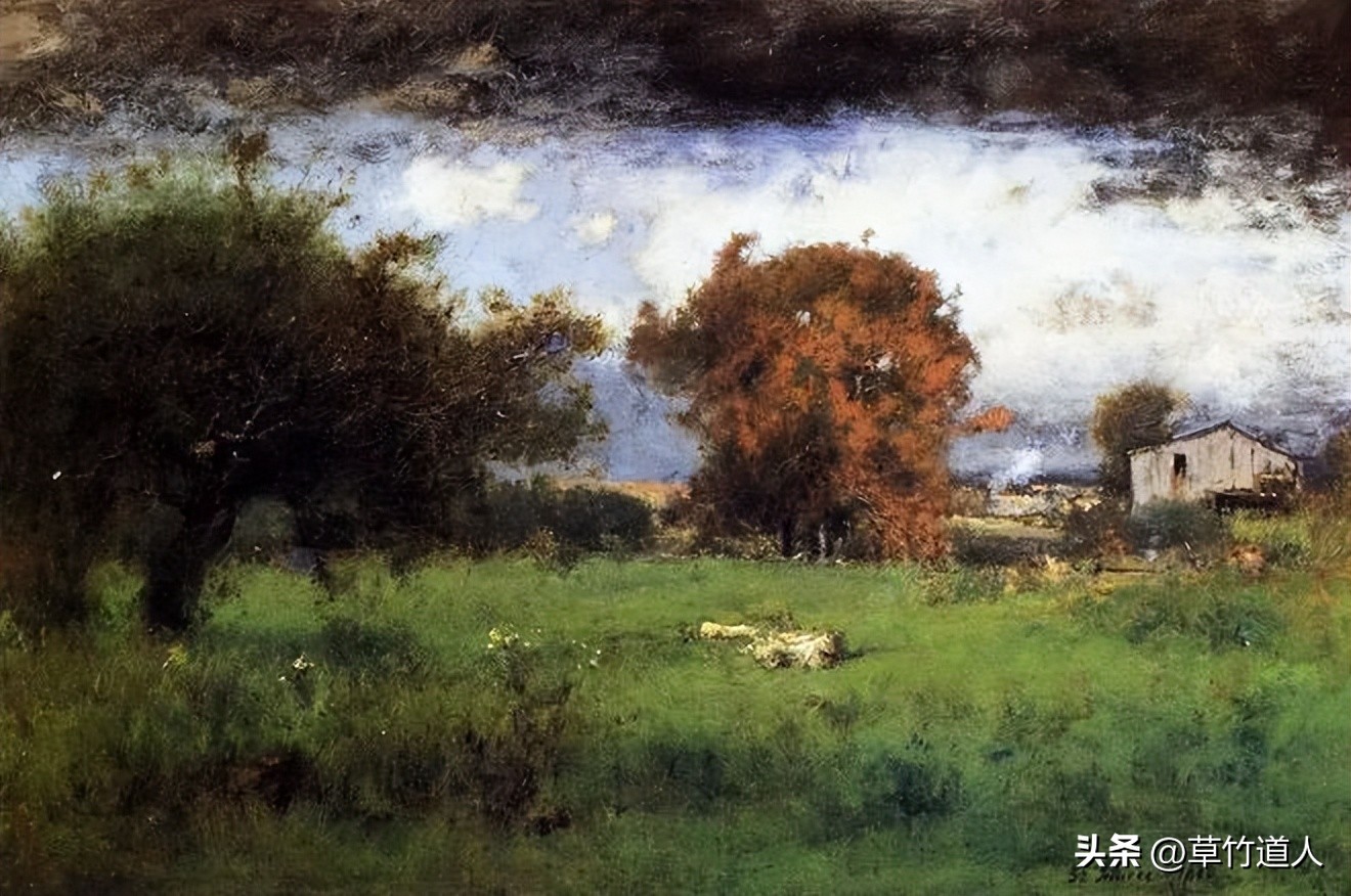 风景园林美学思想,风景视角创意绘画