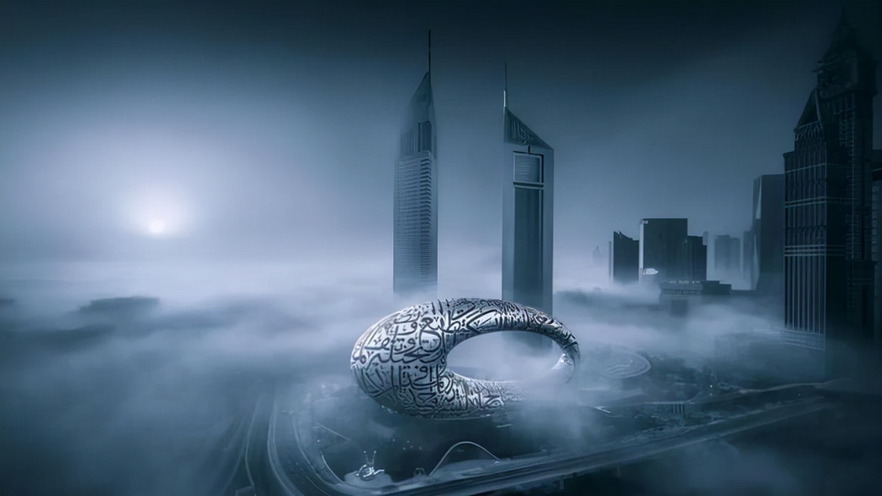 迪拜再添新地标！未来博物馆正式开放，建筑室内无一根柱子