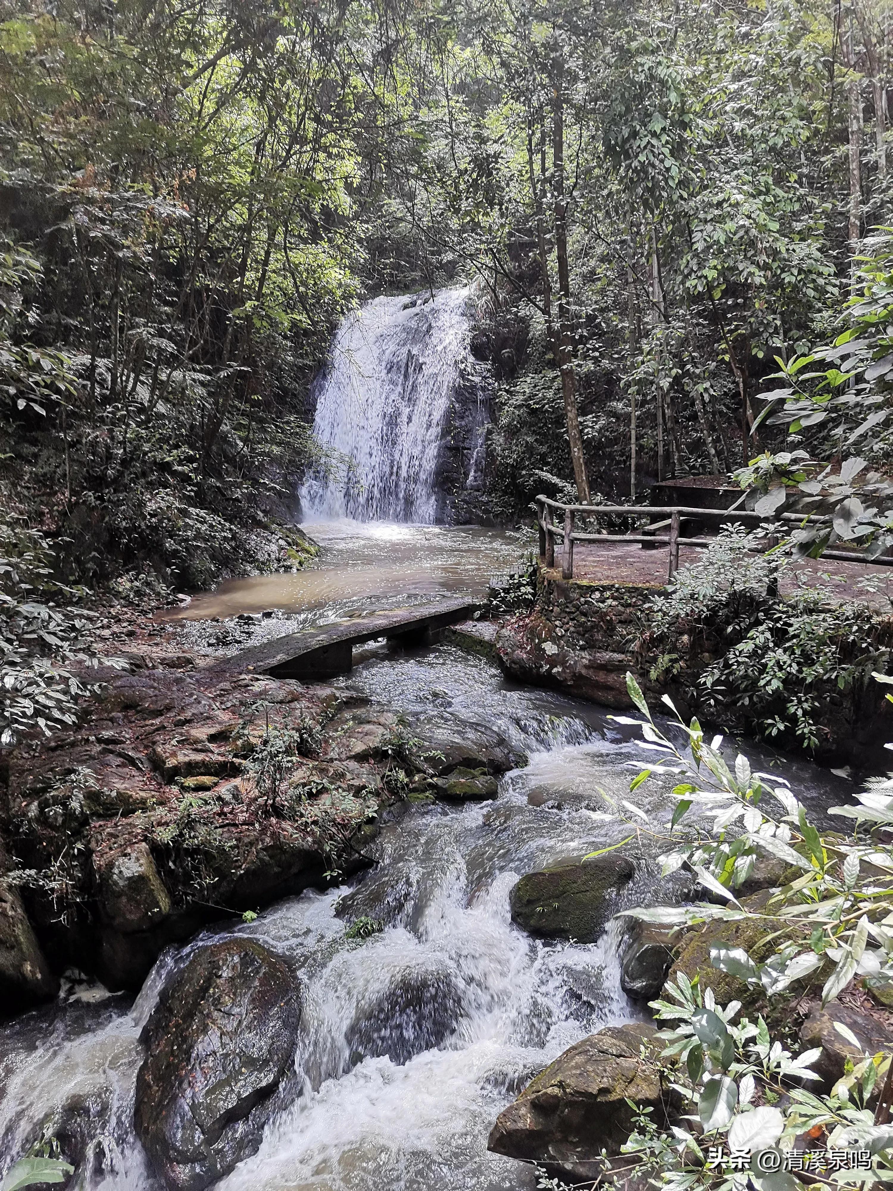白水寨亲瀑台,白水寨瀑布最佳观景台多高