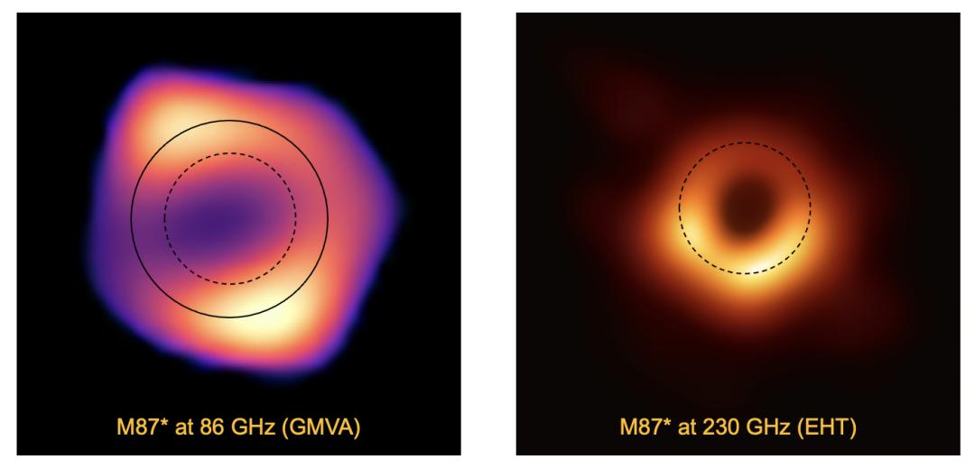 这次的黑洞高清大图信息量不小,科学家首次拍到的黑洞真实照片
