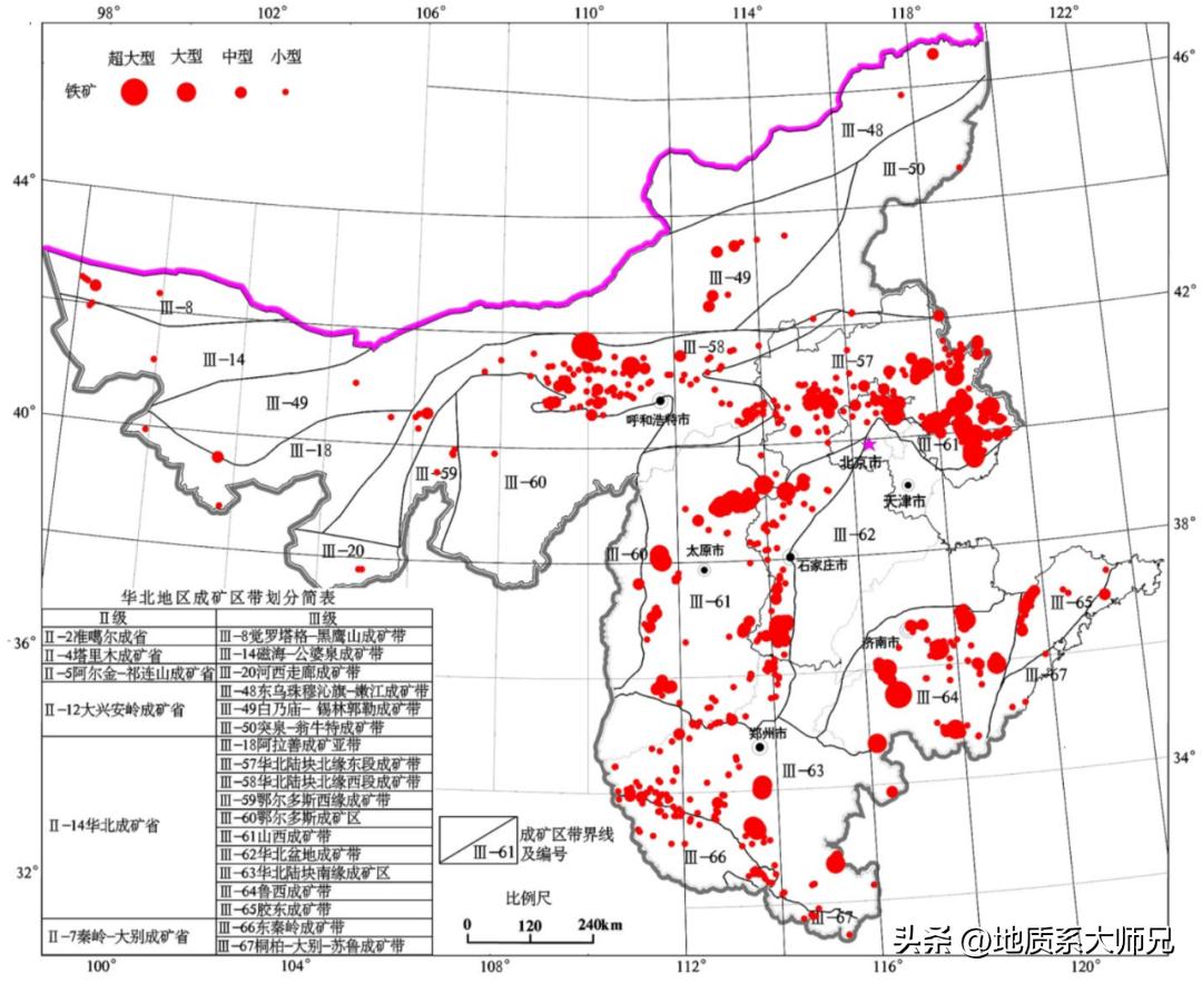 铁矿成矿规律有哪些,我国主要类型铁矿成矿地质背景
