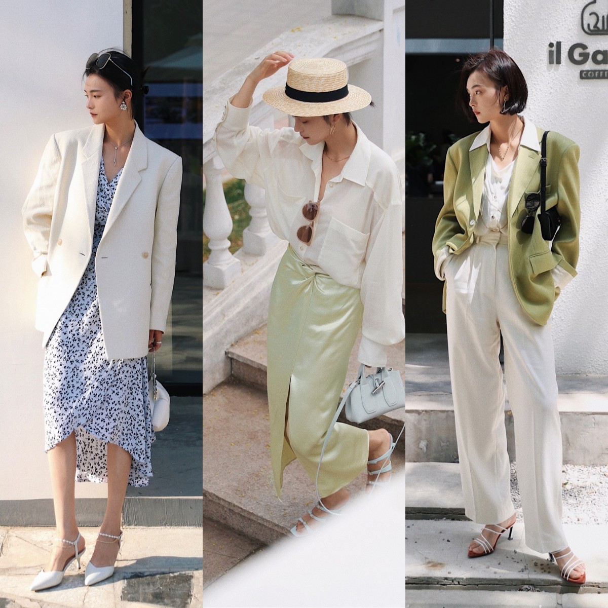 日本时尚博主富冈佳子春夏穿搭,范思哲春夏时尚博主