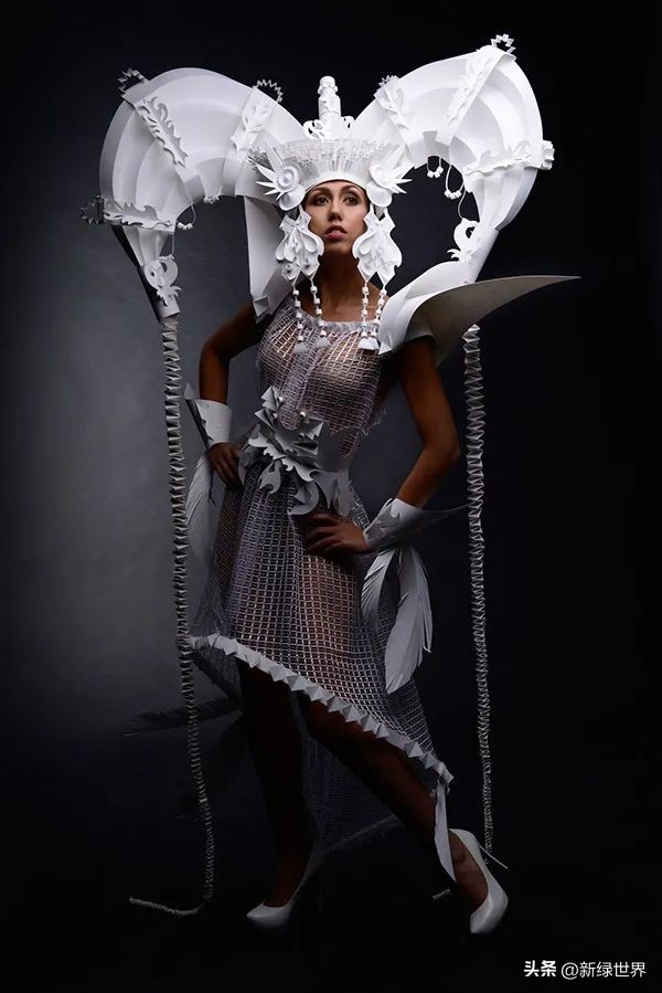 纸艺作品绘画,千变万化的纸艺术作品