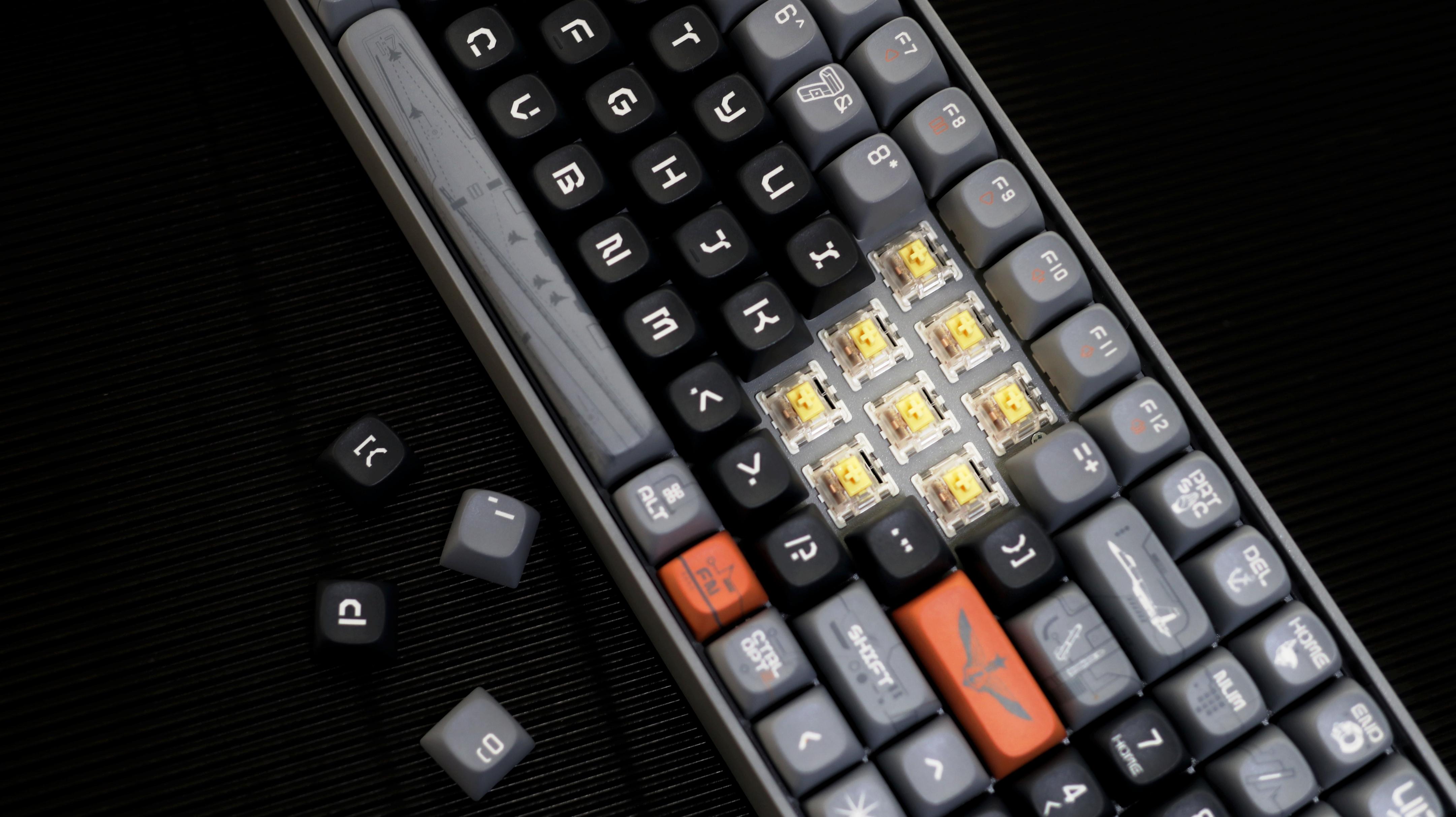 loffee洛斐键盘怎么拆键帽,洛斐小翘红轴键盘