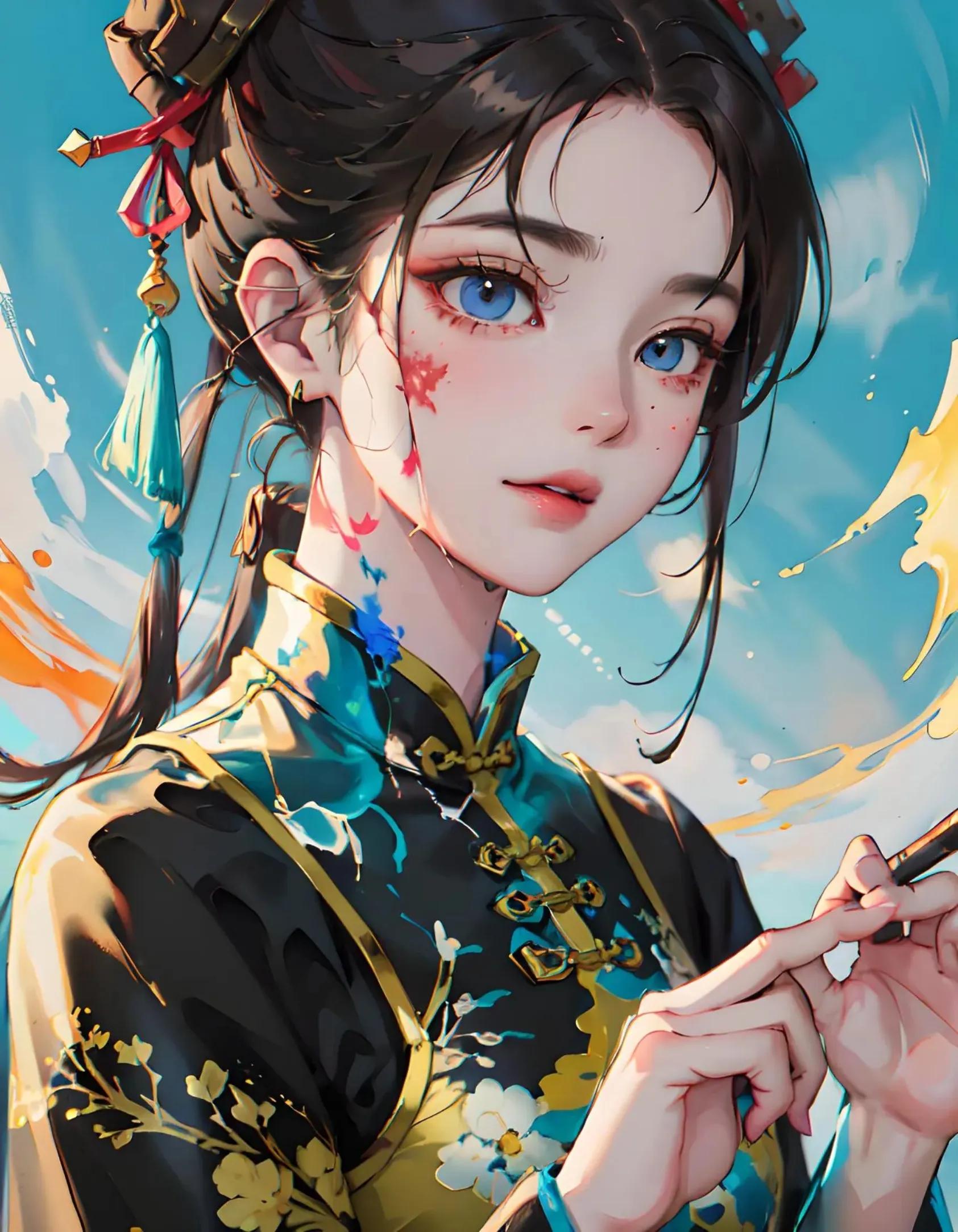 古风漫画壁纸头像,贺姓壁纸头像微信古风