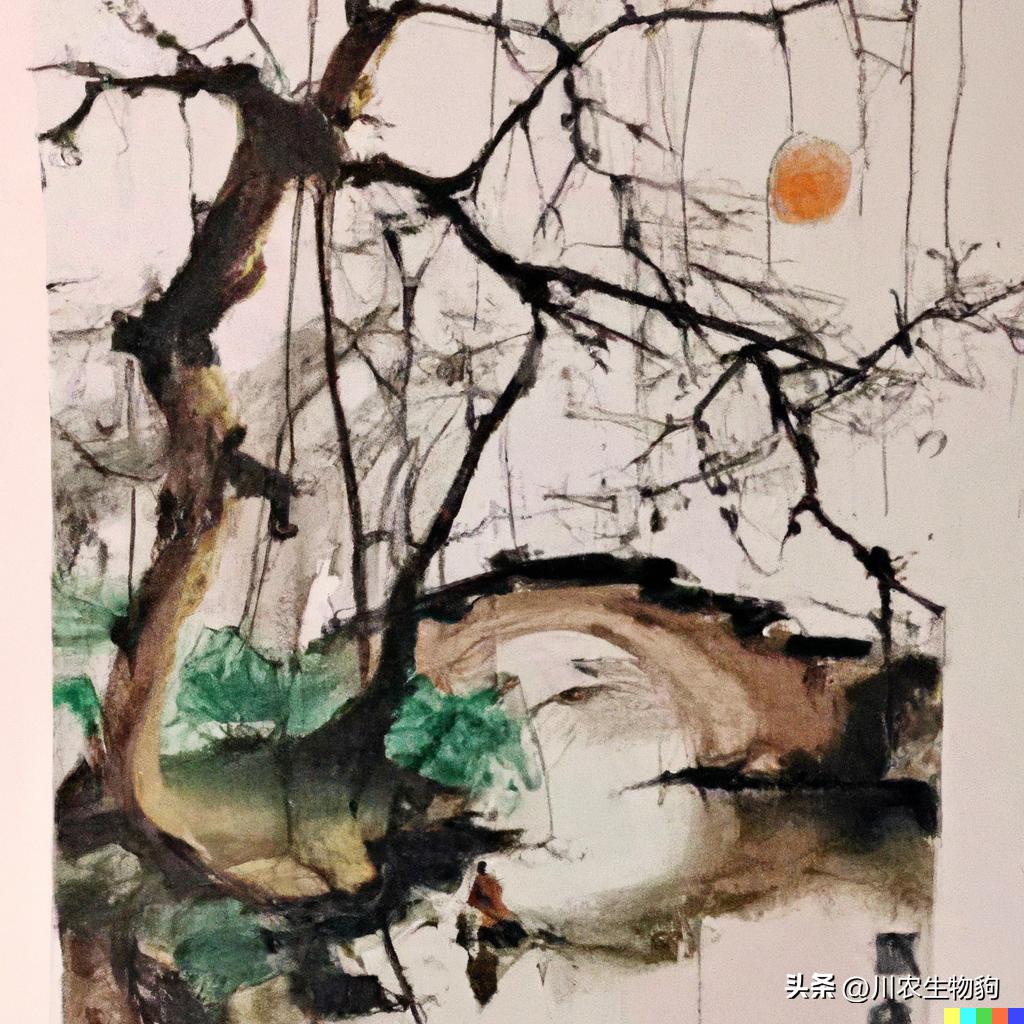 DALL.E2-openAI下的智能绘画机器人理解的中国古诗句（一）