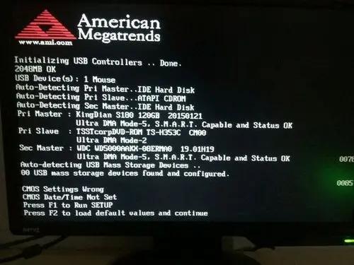 笔记本电脑按f1才能进入系统,电脑进入f1怎么解决