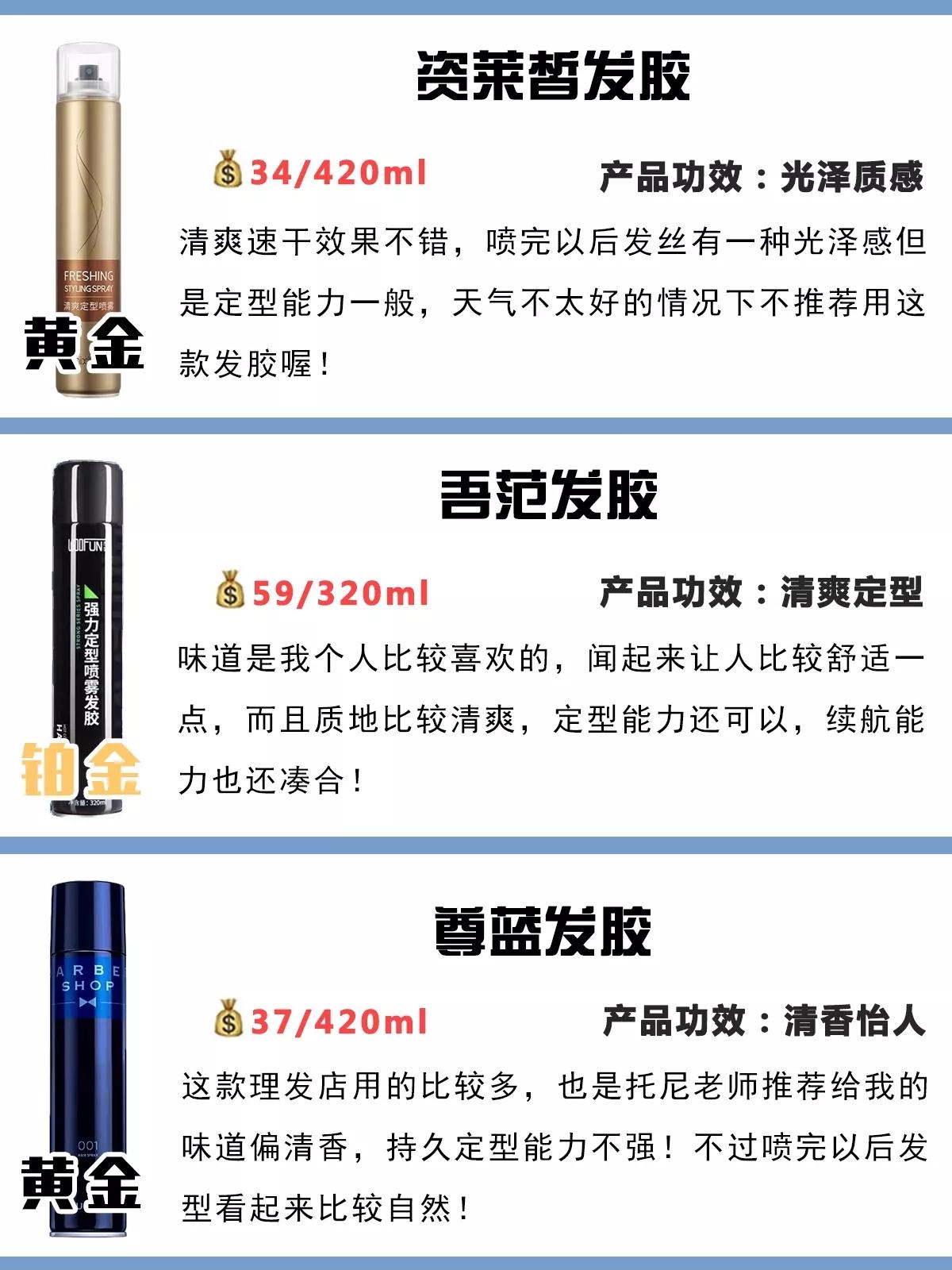 比较好用的发胶推荐,发胶国货推荐