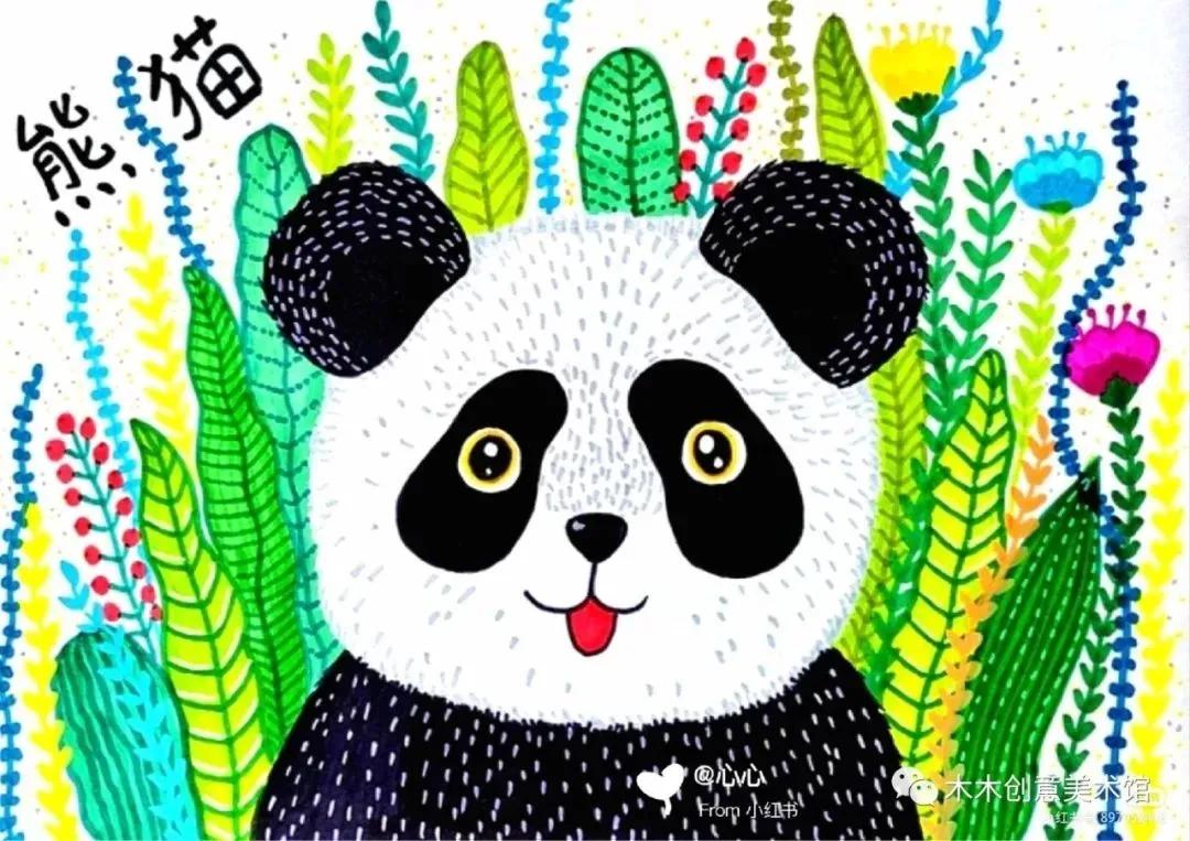 儿童创意绘画教程线条画,儿童创意美术绘画线条画