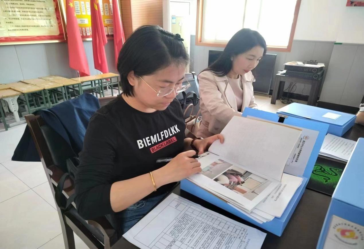 316小学督导检查,迎接市教育局开学督导检查