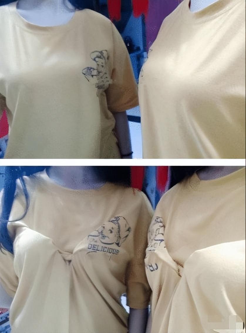 女朋友说她不能穿比较紧的衣服，我瞬间就懂了，效果原来是这样的